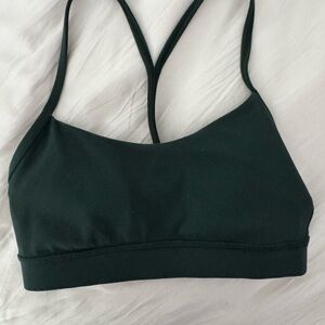 Women's Lululemon Y tank Bra - hunter green